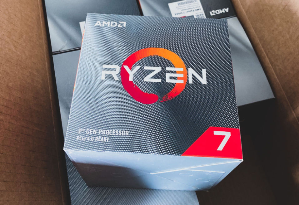 Delivery of processors AMD Ryzen 7 3700X